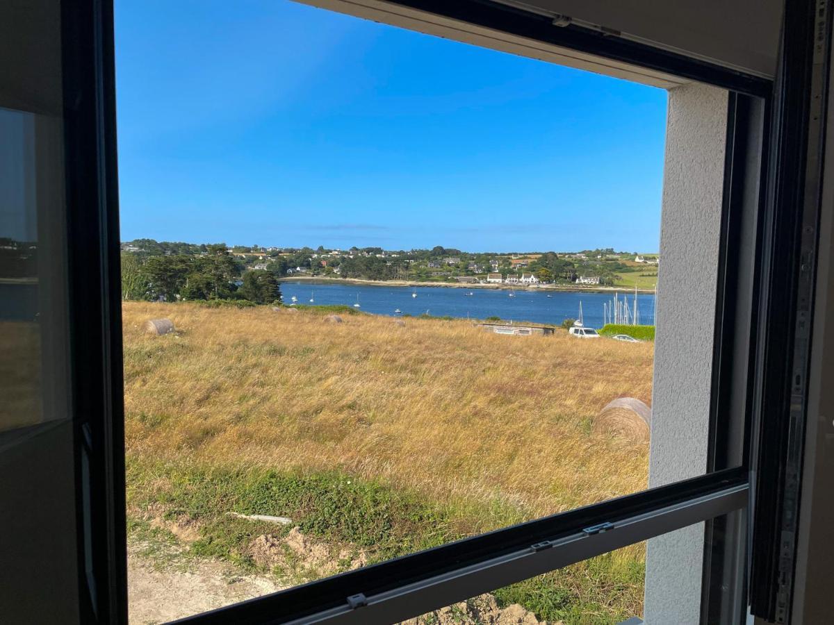 Ty Nevez - Jolie Maison Neuve Avec Petite Vue Mer Saint-Pabu  Bagian luar foto