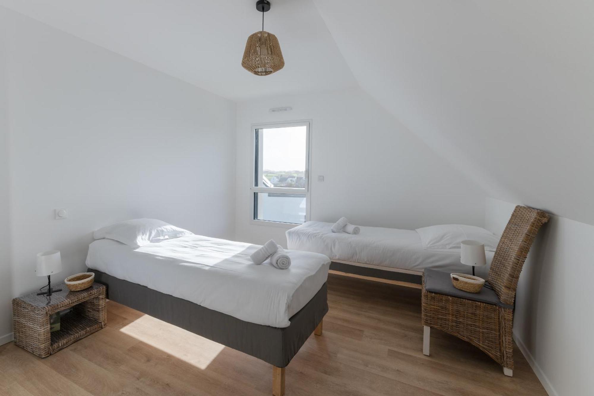 Ty Nevez - Jolie Maison Neuve Avec Petite Vue Mer Saint-Pabu  Bagian luar foto