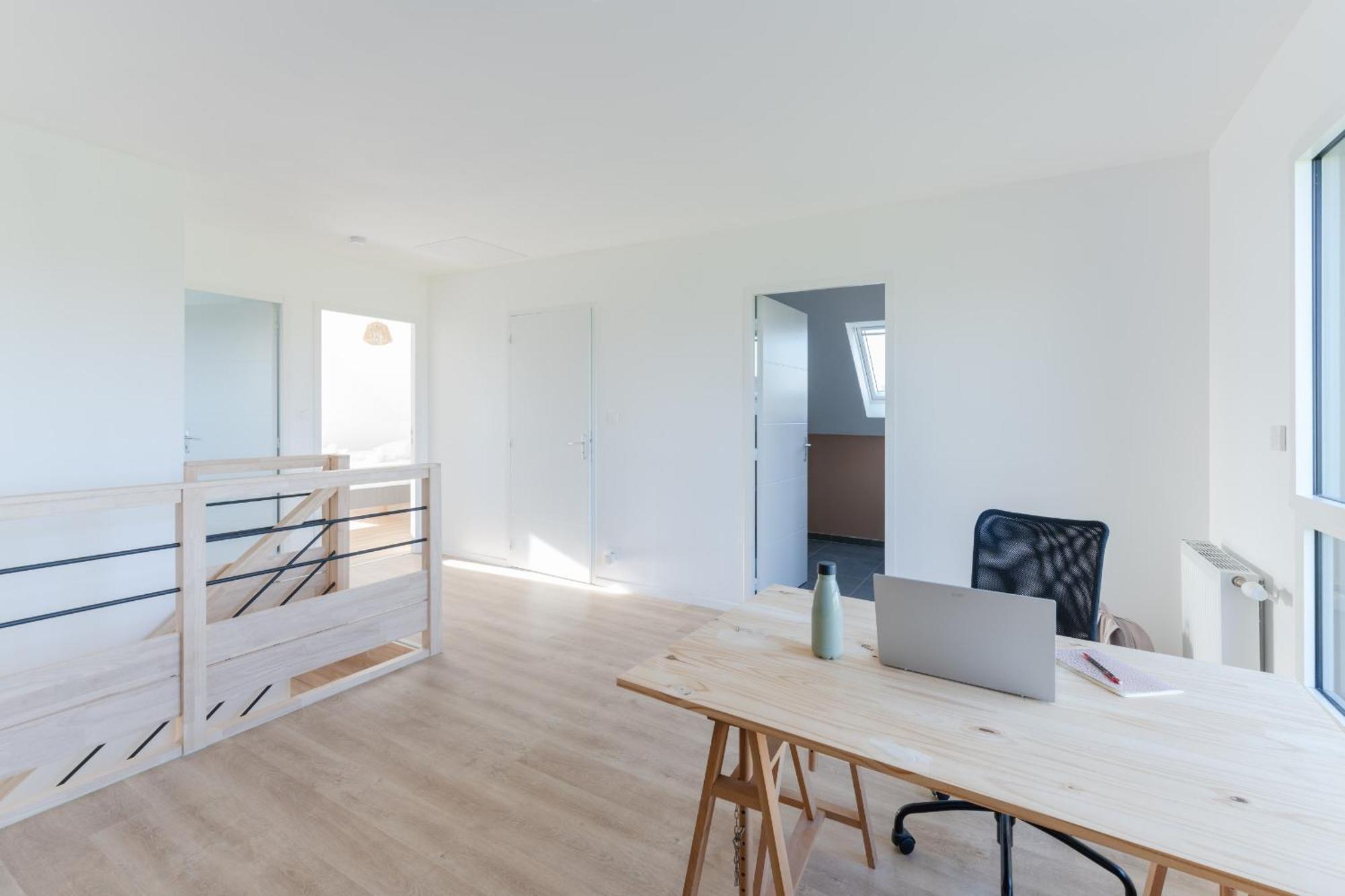 Ty Nevez - Jolie Maison Neuve Avec Petite Vue Mer Saint-Pabu  Bagian luar foto