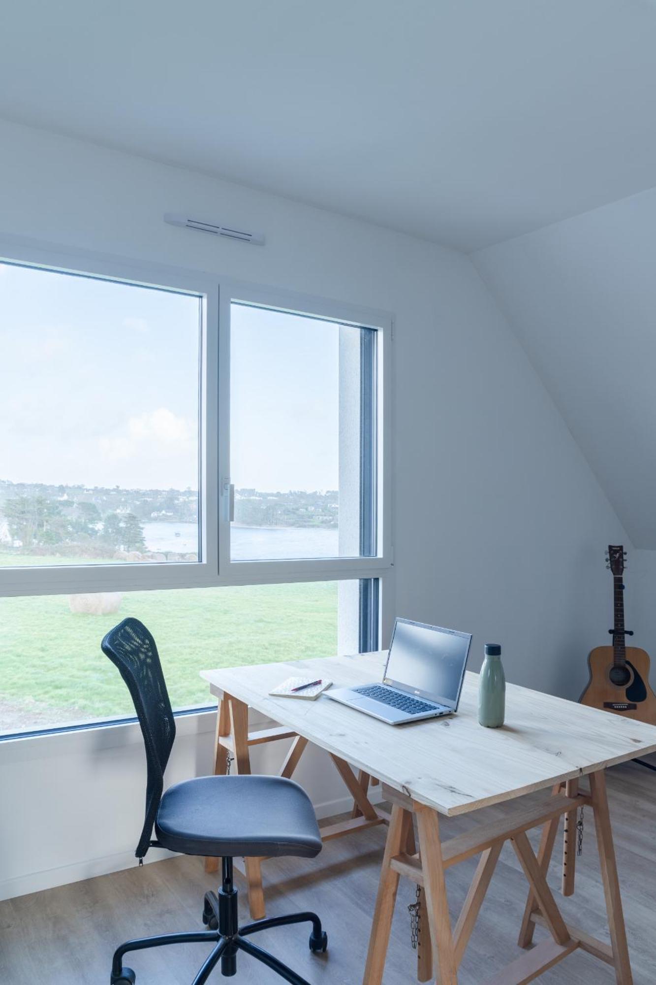 Ty Nevez - Jolie Maison Neuve Avec Petite Vue Mer Saint-Pabu  Bagian luar foto