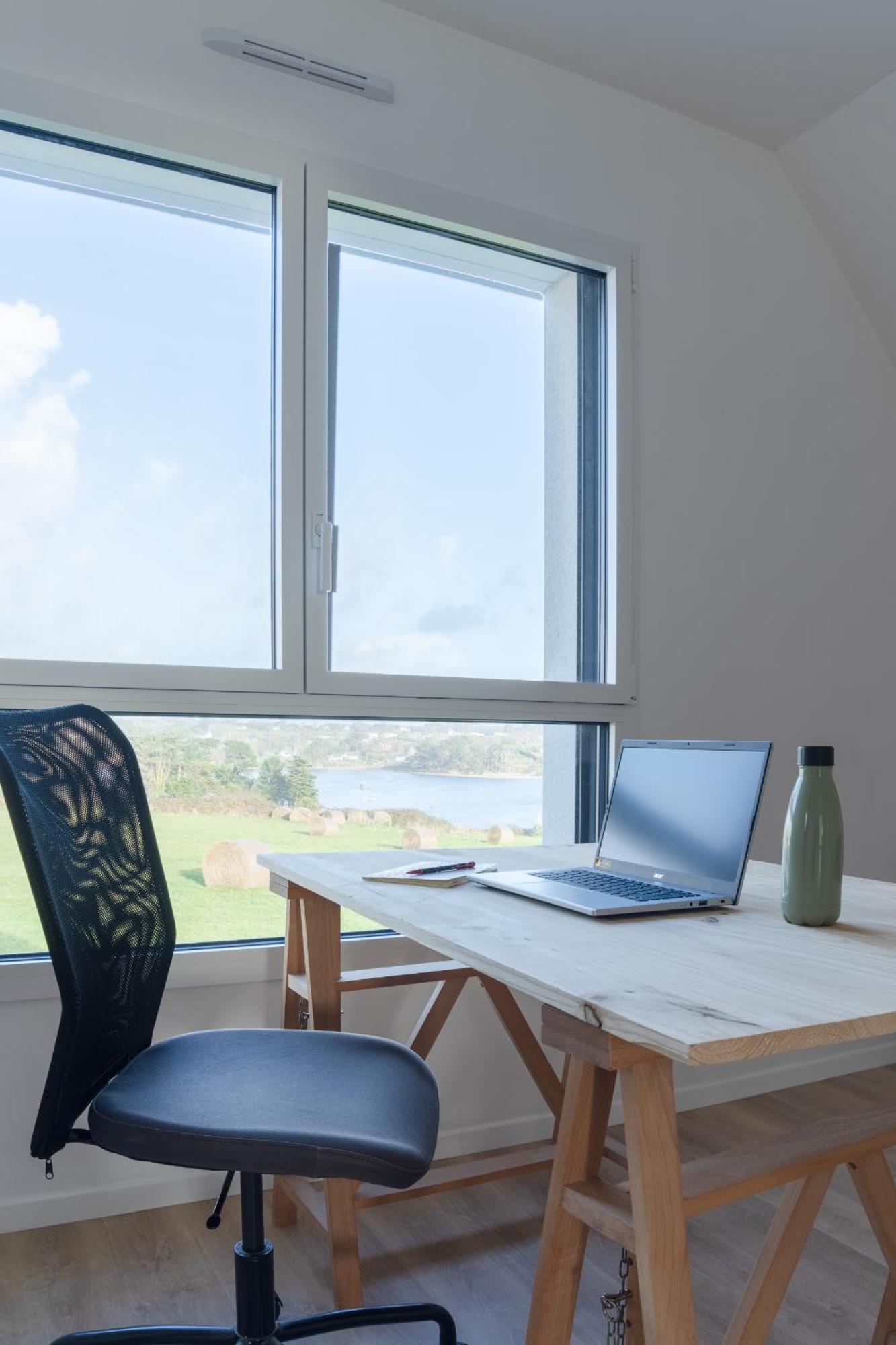 Ty Nevez - Jolie Maison Neuve Avec Petite Vue Mer Saint-Pabu  Bagian luar foto