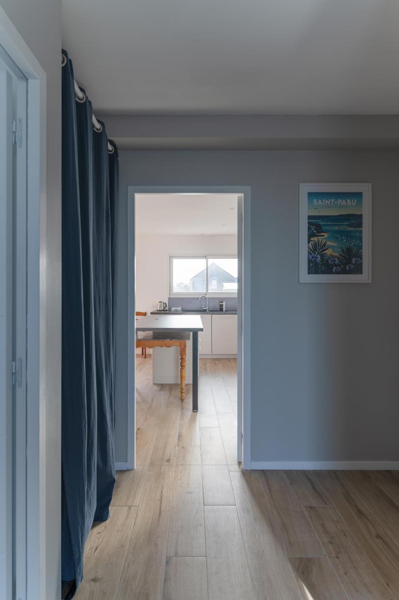 Ty Nevez - Jolie Maison Neuve Avec Petite Vue Mer Saint-Pabu  Bagian luar foto