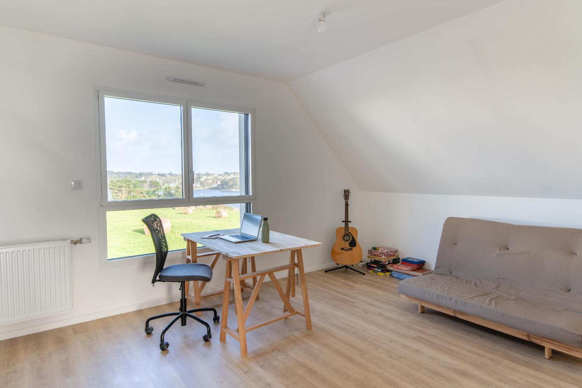 Ty Nevez - Jolie Maison Neuve Avec Petite Vue Mer Saint-Pabu  Bagian luar foto