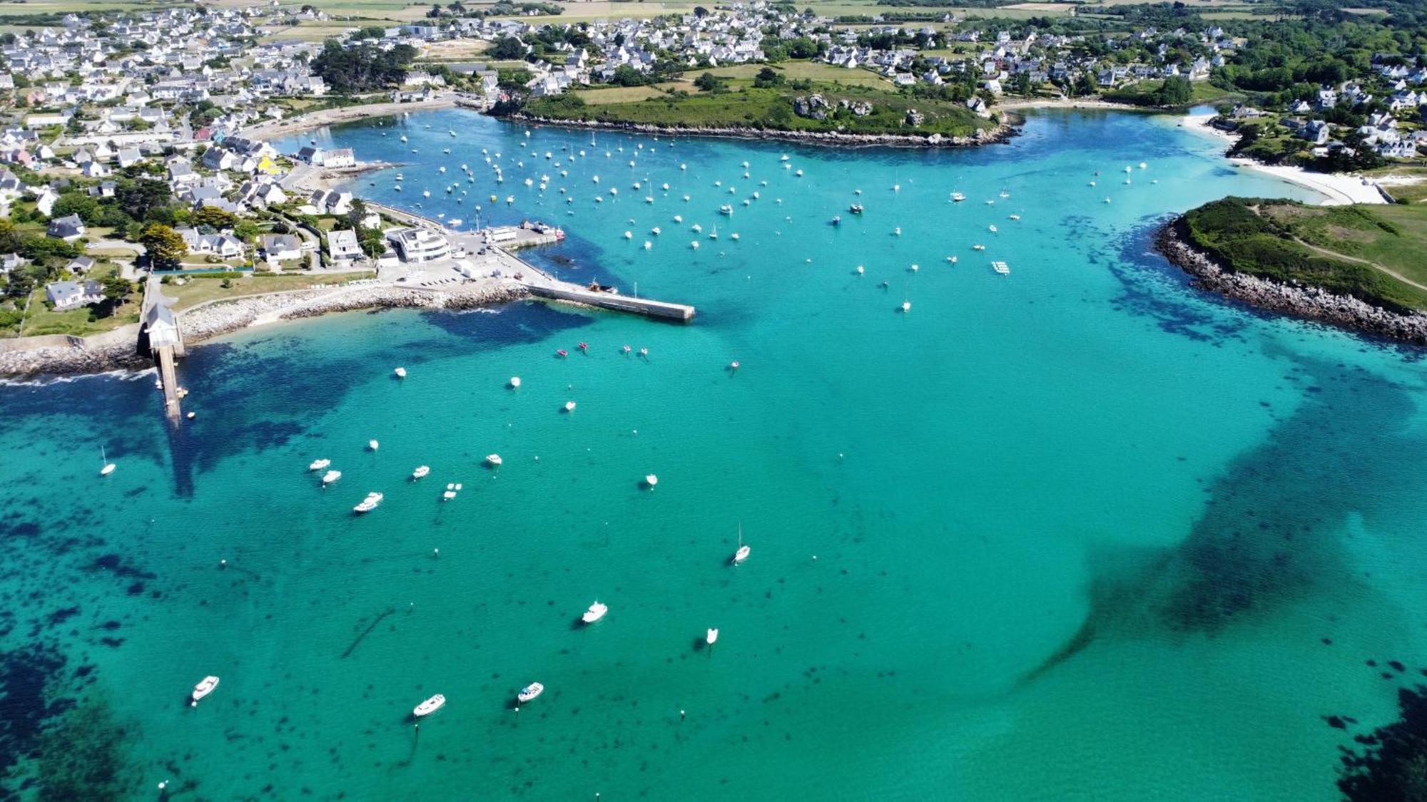 Ty Nevez - Jolie Maison Neuve Avec Petite Vue Mer Saint-Pabu  Bagian luar foto